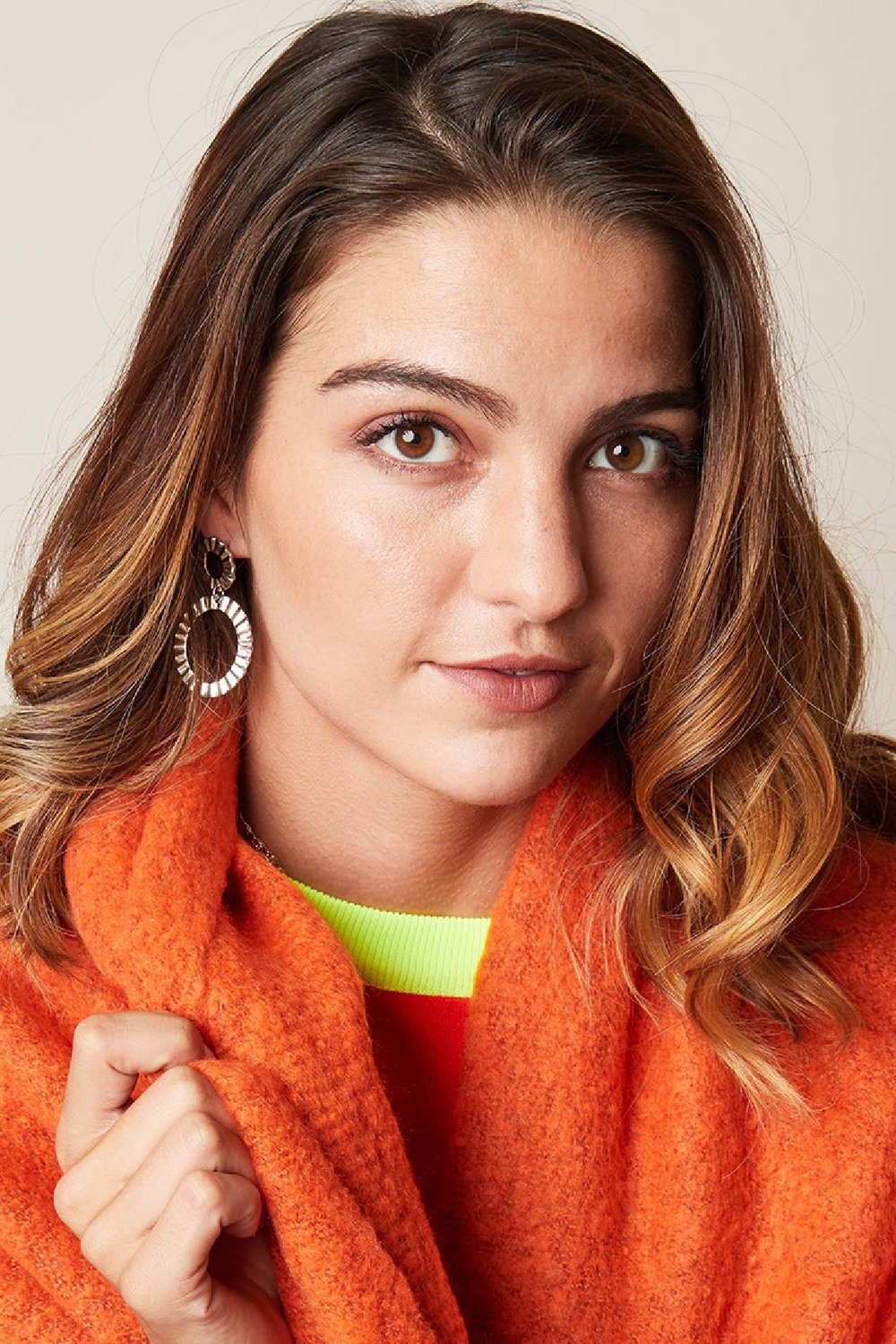 Earrings Hoopla Silver Color Copper h5Picture2